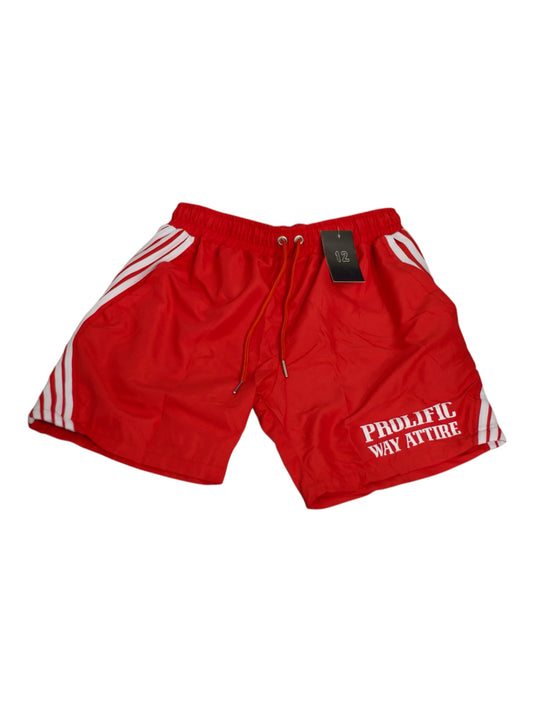 Red Prolific Way Running Shorts